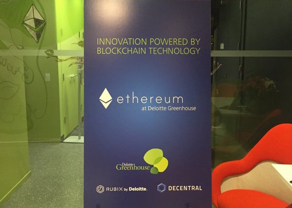 Ethereum, Deloitte, Ethereum at the Greenhouse, bitcoin atm toronto